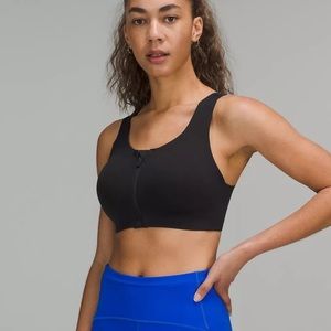 Lululemon Enlite Front Zip Bra 34D Black